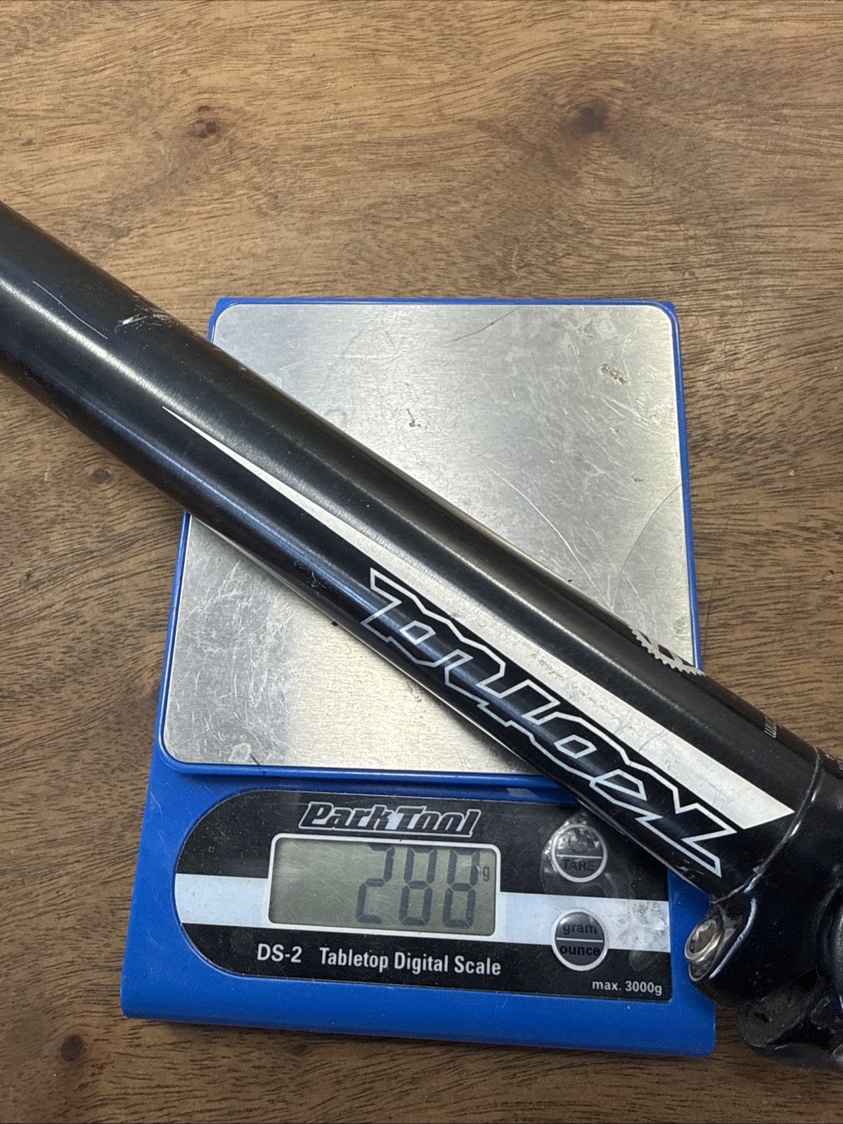 Kona Mountain Gravel Bike Seatpost 31.6mm 375mm Zero Setback Black