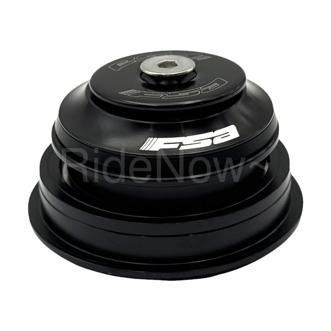 FSA 1-1/8″ Tapered Headset 50mm/62mm OD 36°/45° Bearing Black,Cover 5.3mm