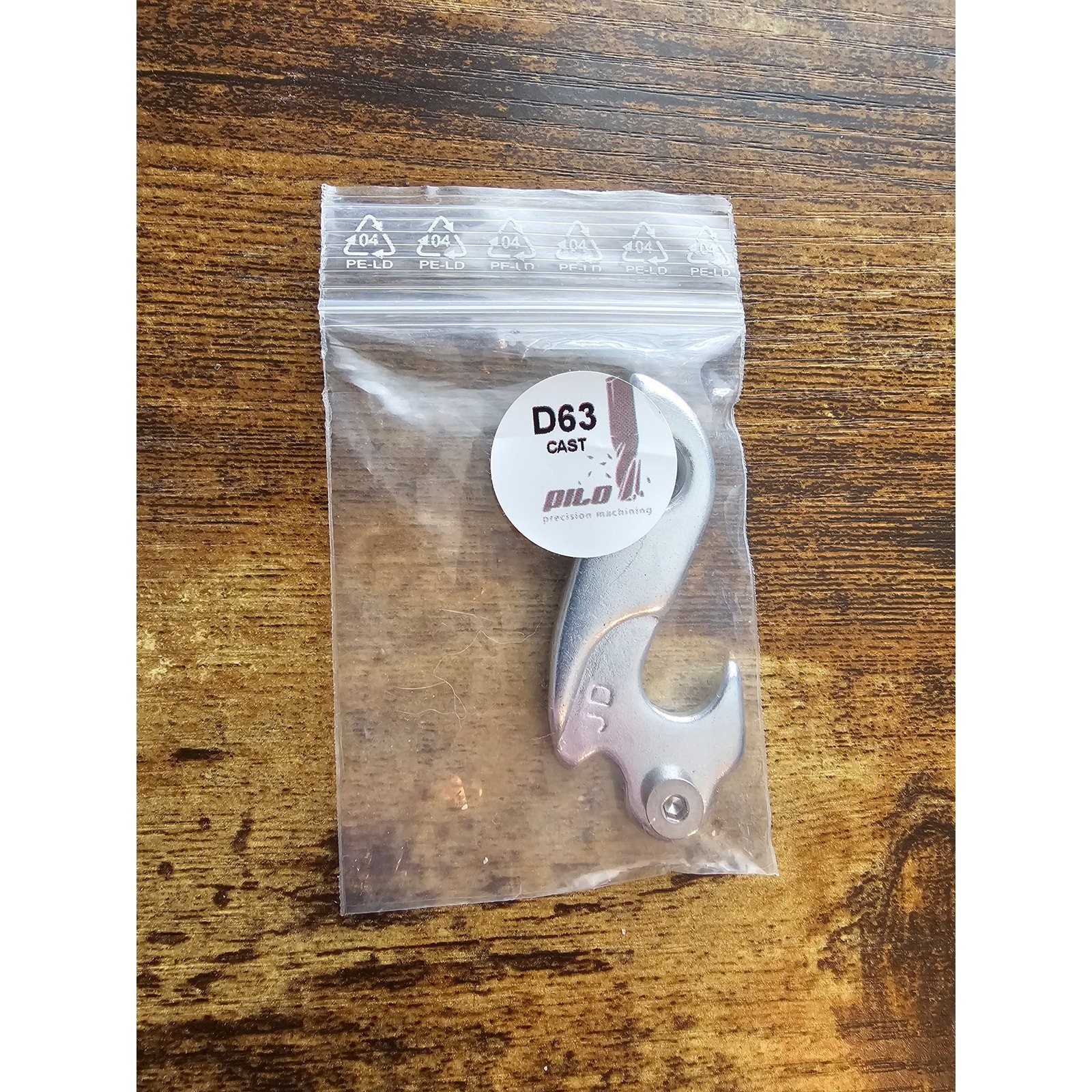 NEW Bicycle Bike Derailleur Hanger Pilo D63 Cast Silver Color