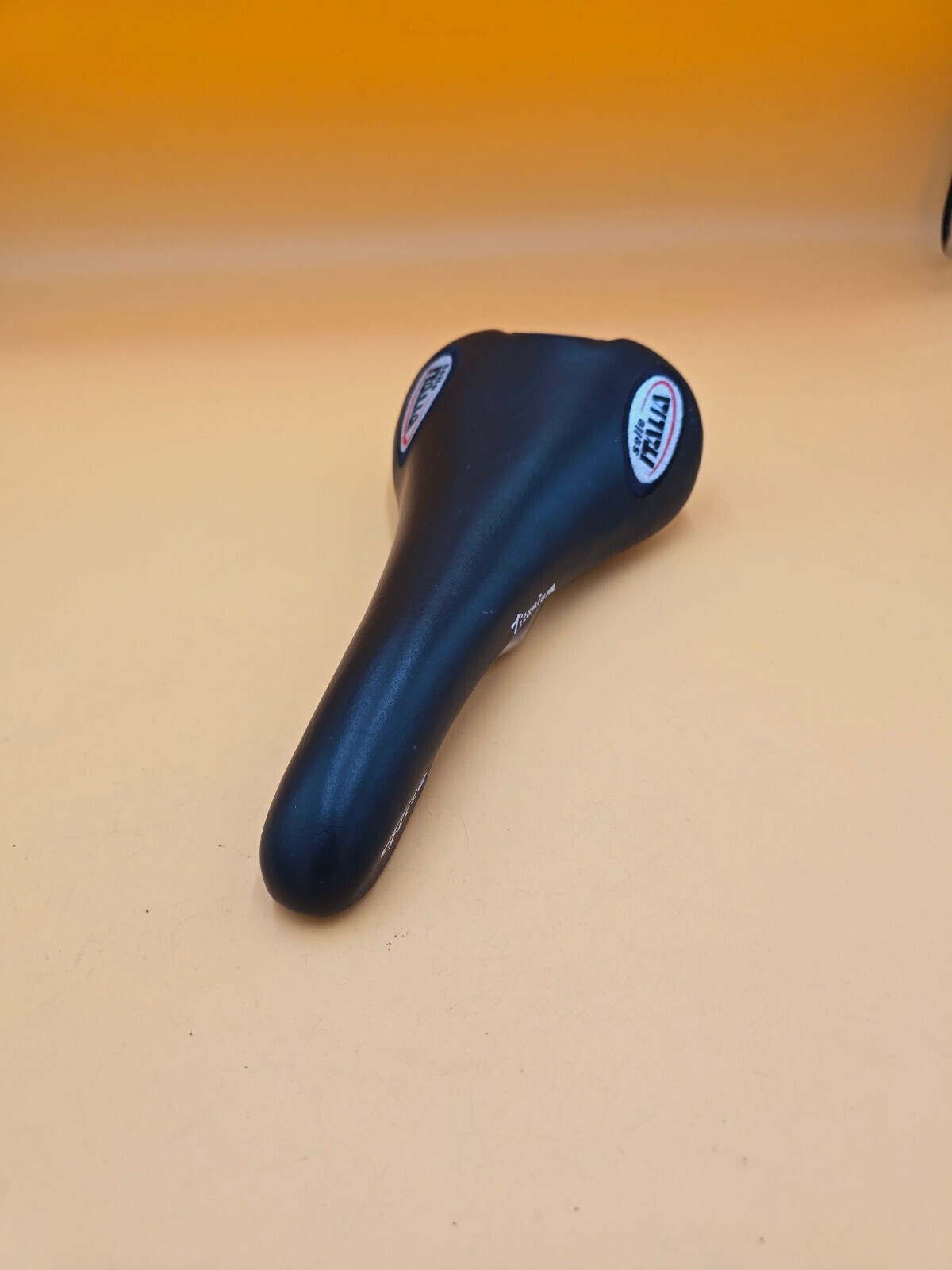 Saddle Selle Italia flite titanium black vintage retro saddle MTB road bike *excellent