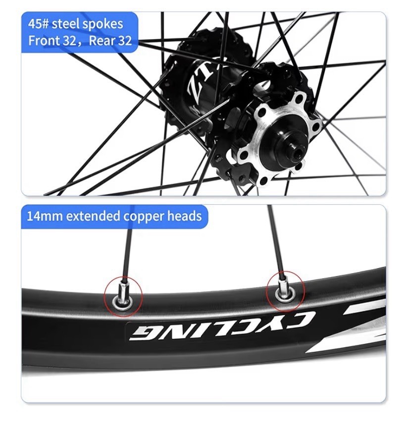 ZTZ 29” Ultralight Quick Release Alloy Rim (Front)