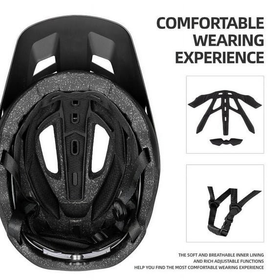 BATFOX MA057 Mountain Bike Helmet for Adults Men Women Cycling MTB Helmet, L