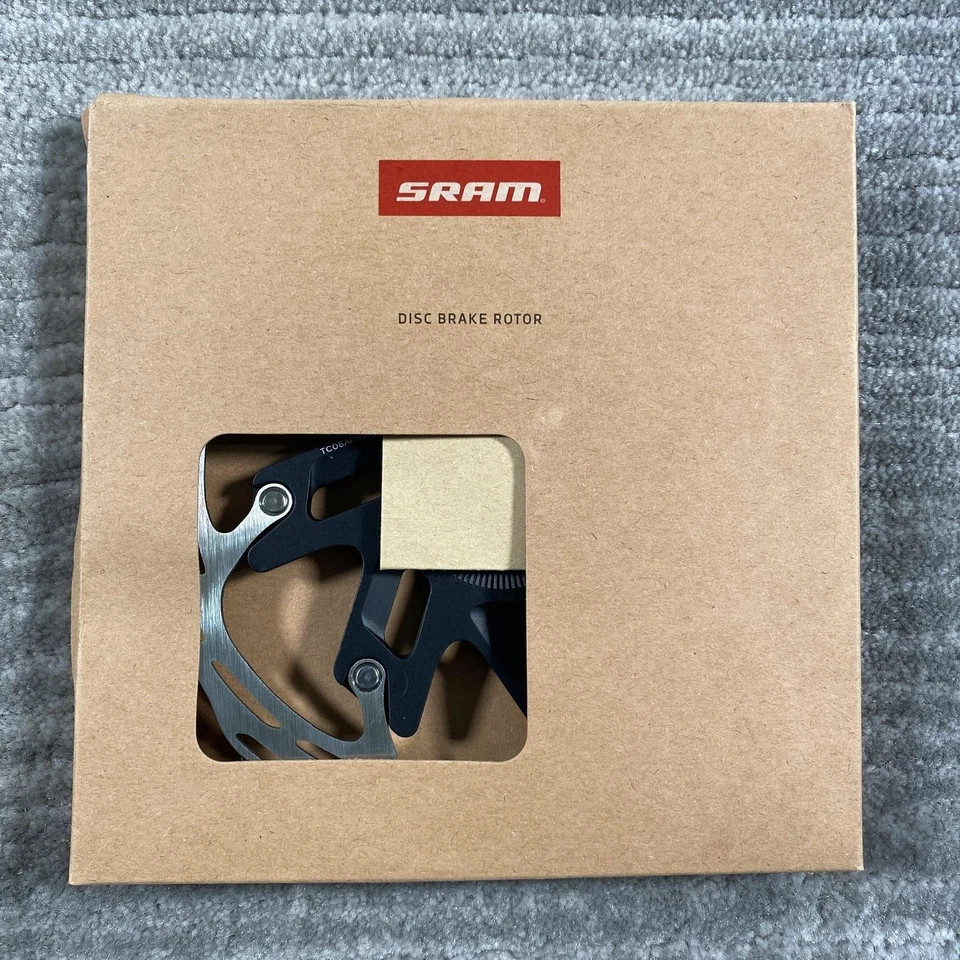 SRAM Paceline X Disc Brake Rotor 160mm Center Lock Silver Black MTB Road Bike