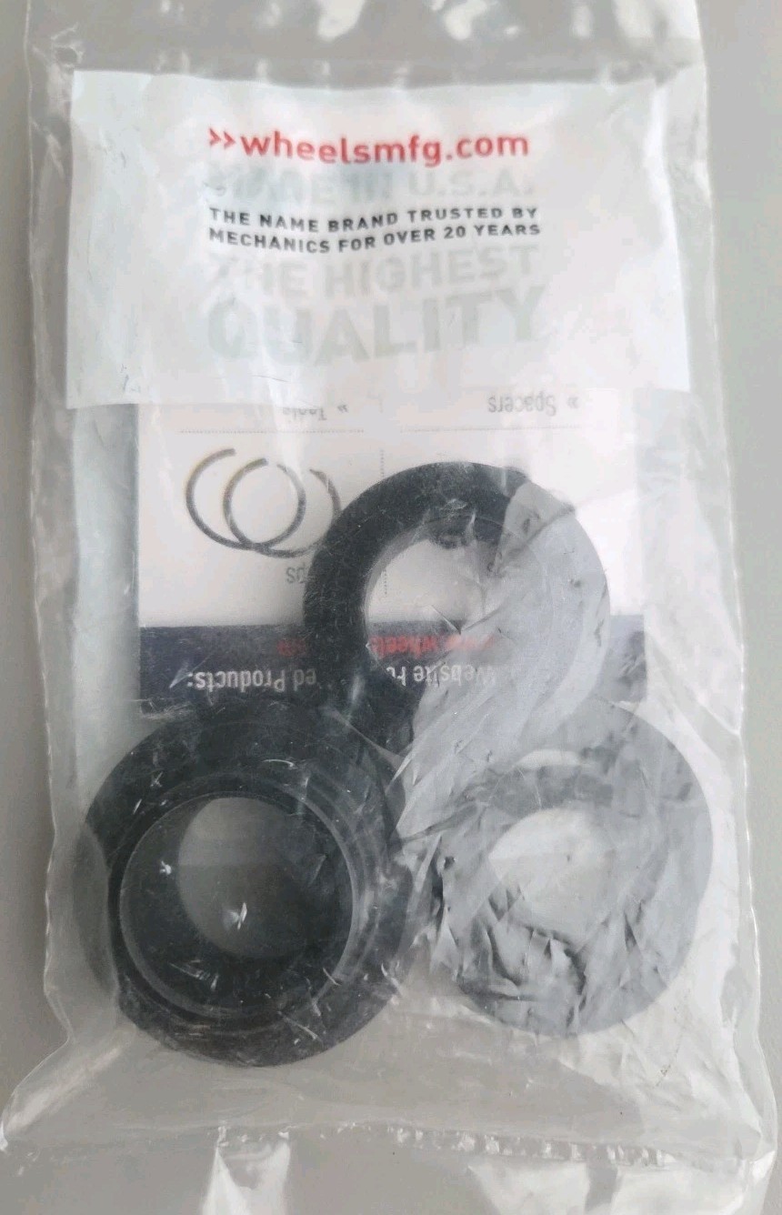 Wheels Manufacturing BBright To Shimano Crank Spindle Shims Black – 24 MM…