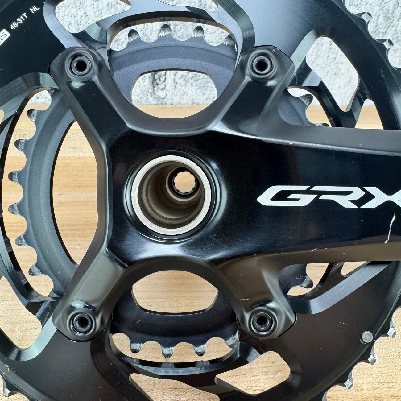Shimano GRX FC-RX810/RX820 170mm 48/31t 4-Bolt 12-Speed Crankset 24mm Spindle