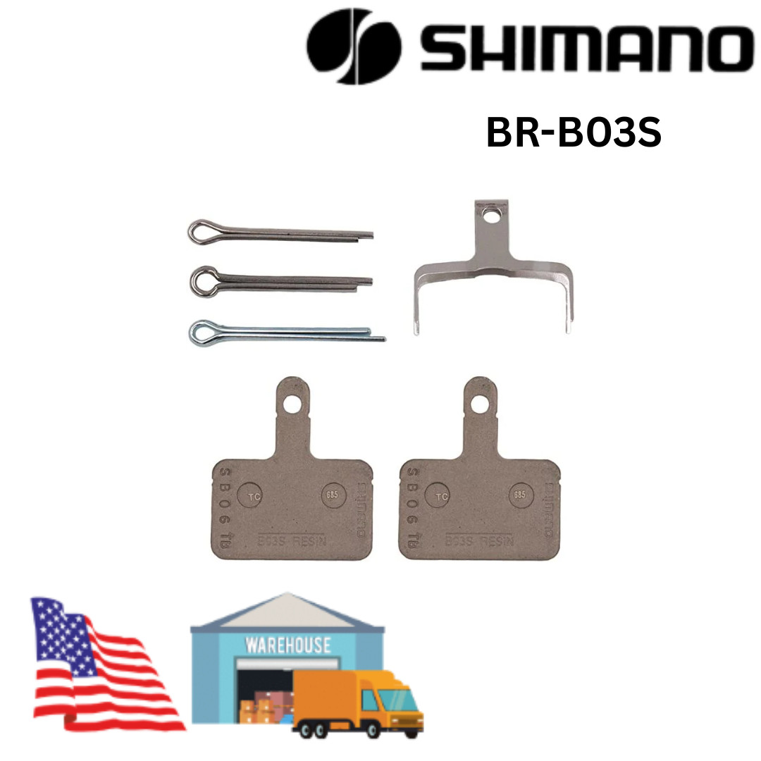 Shimano B03S Disc Brake Pads Resin MTB for M315 MT200 Acera Altus Deore 4 Pair