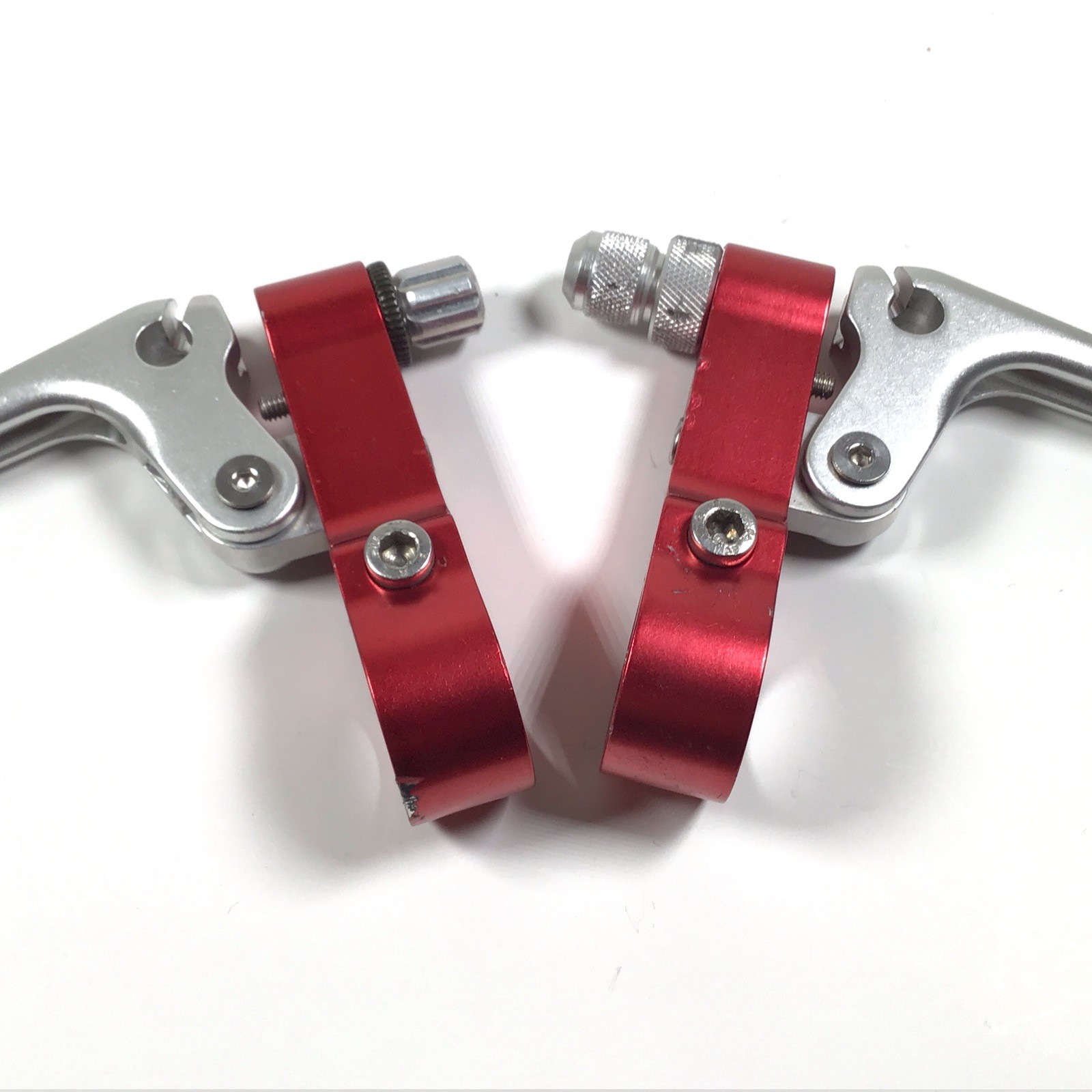 Gravity Research Power Plant Brake Lever Set Cantilever Red Vintage MTB Grafton