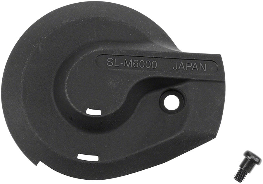 Shimano SL-M6000 Shifter Cover and Fixing Screw – Right, Black