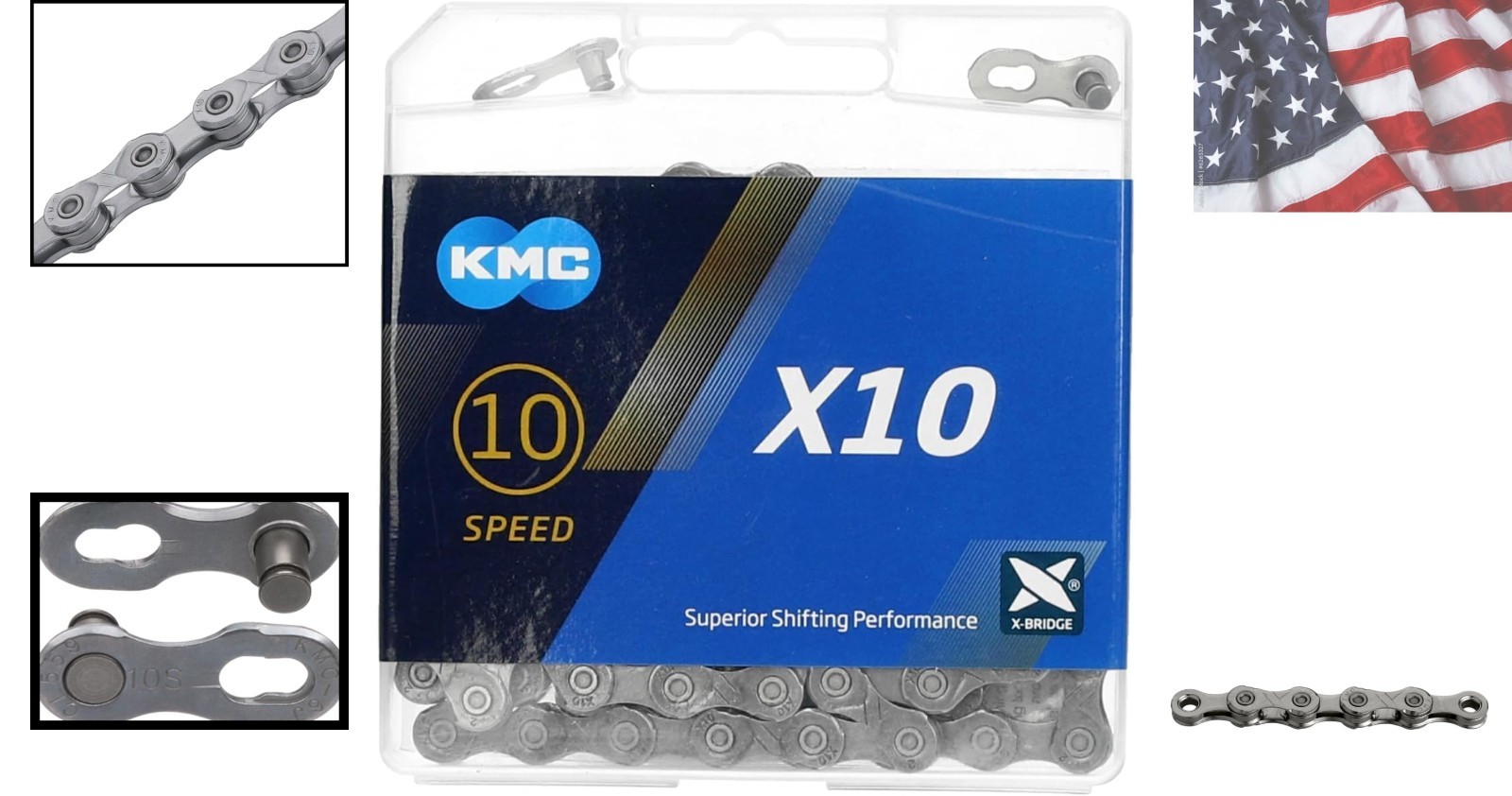 X10 10 Speed Bicycle Chain