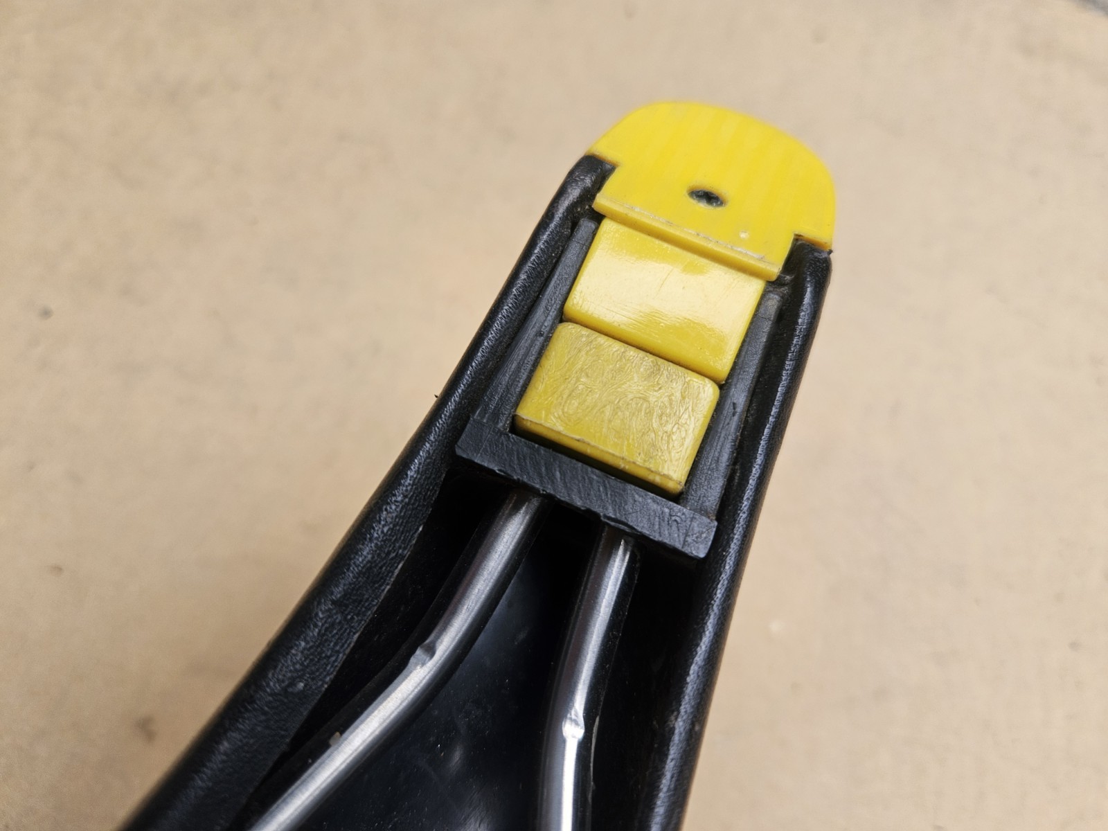 Vintage 90s Selle Italia Turbomatic Titanium Road Bike Saddle Black Italy