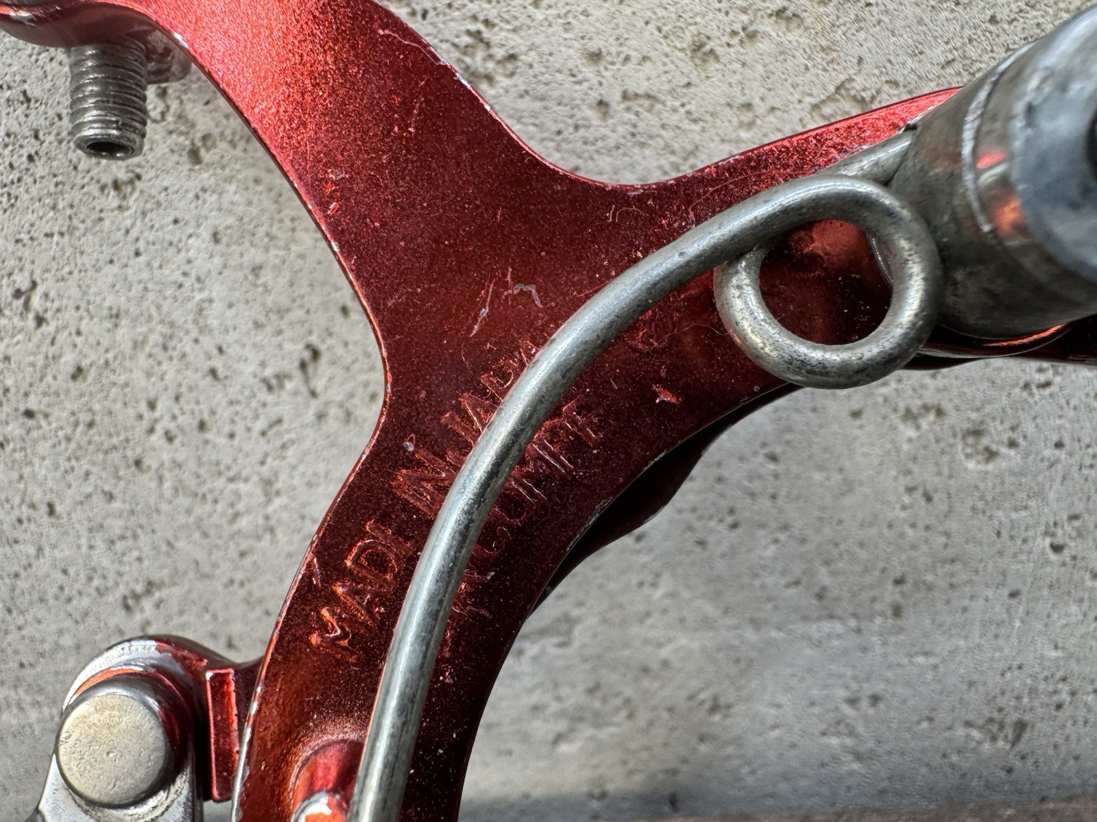 Dia Compe Mx 1000 Red Rear Brake Caliper 05/82 Vintage Old School Bmx