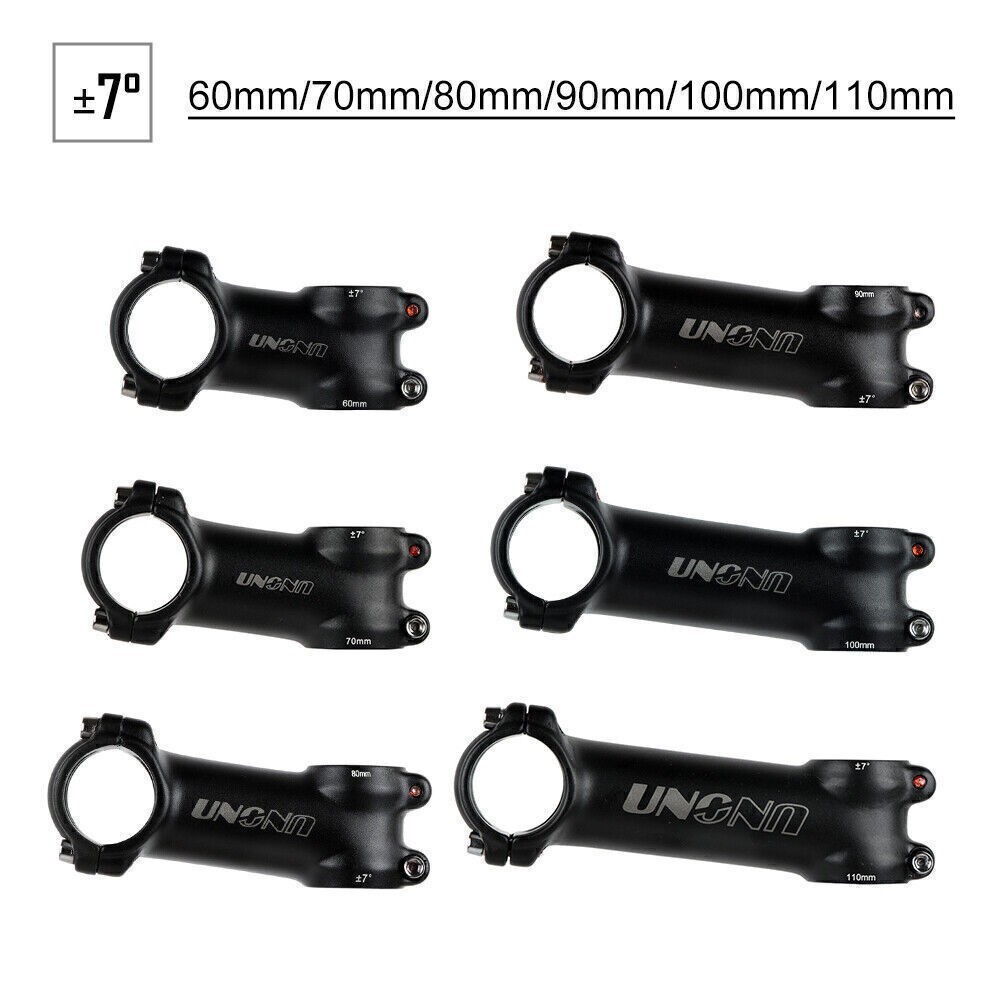 1pc MTB Road Mountain Bike Bicycle Stem Aluminium Alloy 7°/17°/35° 29*60-130mm