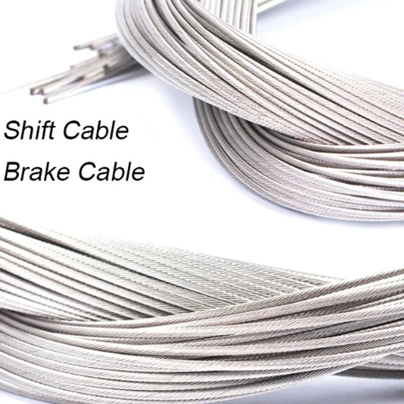 10pcs Road Bike MTB Gear Bicycle Brake Line Shifter Cable Core Inner Wire AU