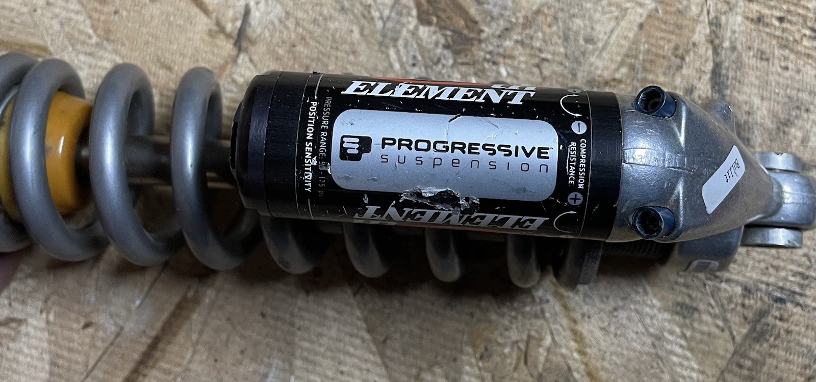 5th Element Progressive Rear Coil Shock 350 lb Spring Parts Only 8.5” Eye To Eye