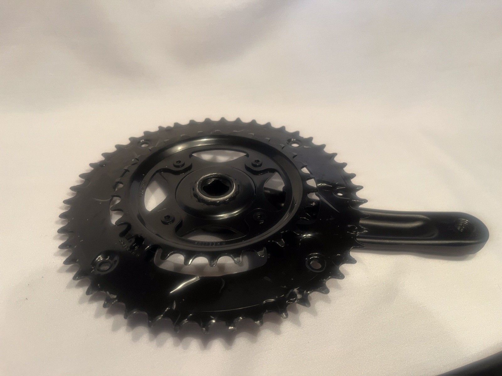 Wheeltop Crankset Double 46-30 170mm w/ BSA 68 Square Taper Bottom Bracket 7 Spd