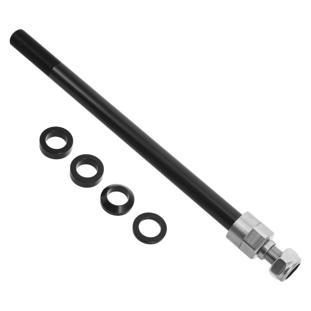 Bicycle Trailer Barrel Axle Spindle and Hub Assembly Aluminum Alloy Thru Rod