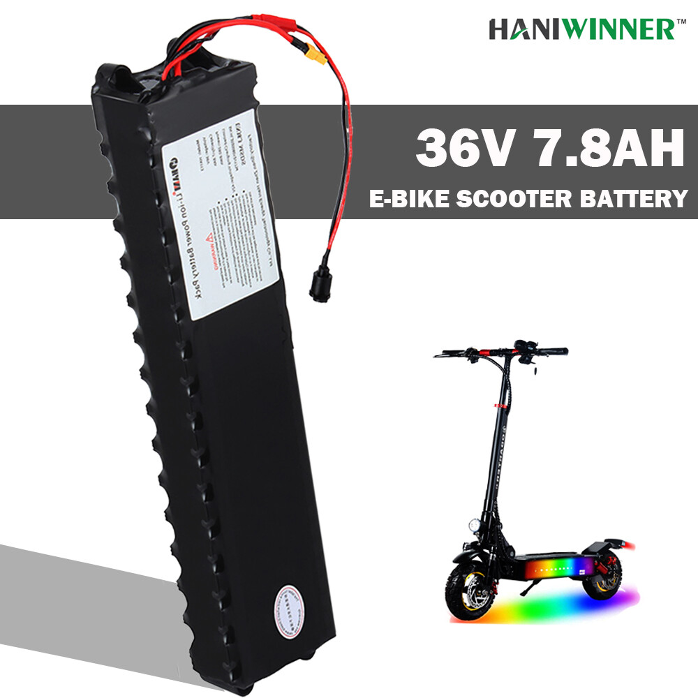 Electric Scooter Battery 36V/7.8Ah Electric Bicycle Ebike E Scooter Battery XT30