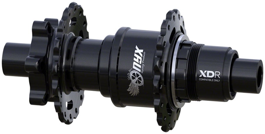 Onyx Vesper Rear Hub – 12 x 148mm, 6-Bolt, Black, 32H, XDR/XD