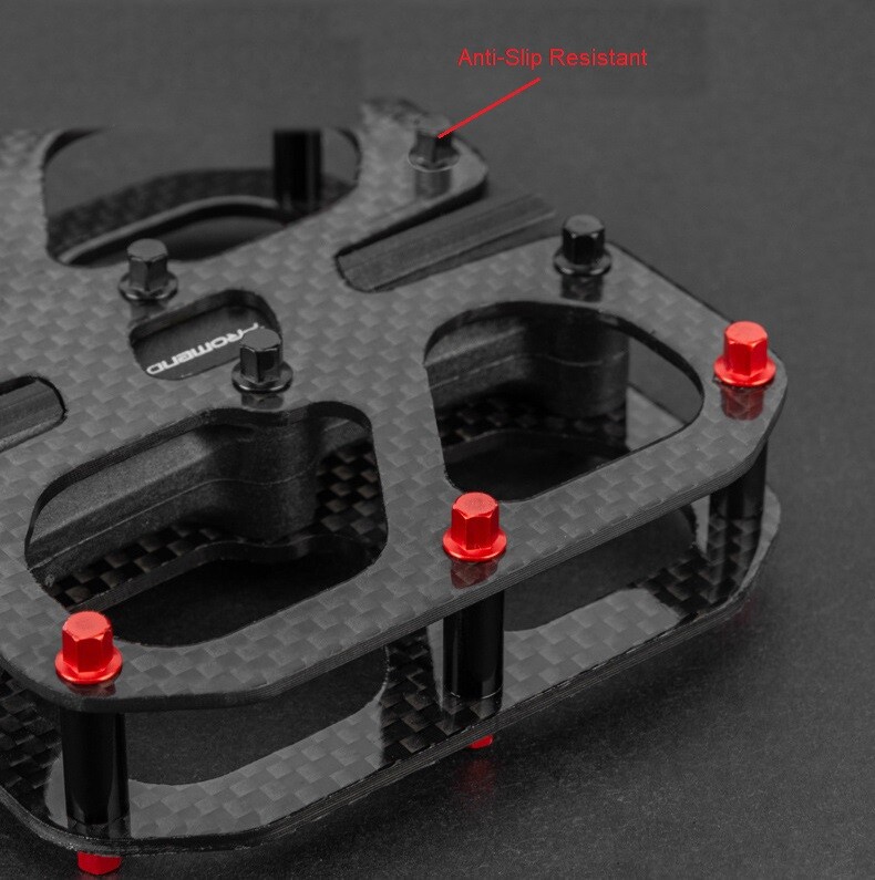 PROMEND Ultralight 220g Carbon Bicycle Pedals Titanium Axis MTB Road Bike Pedals
