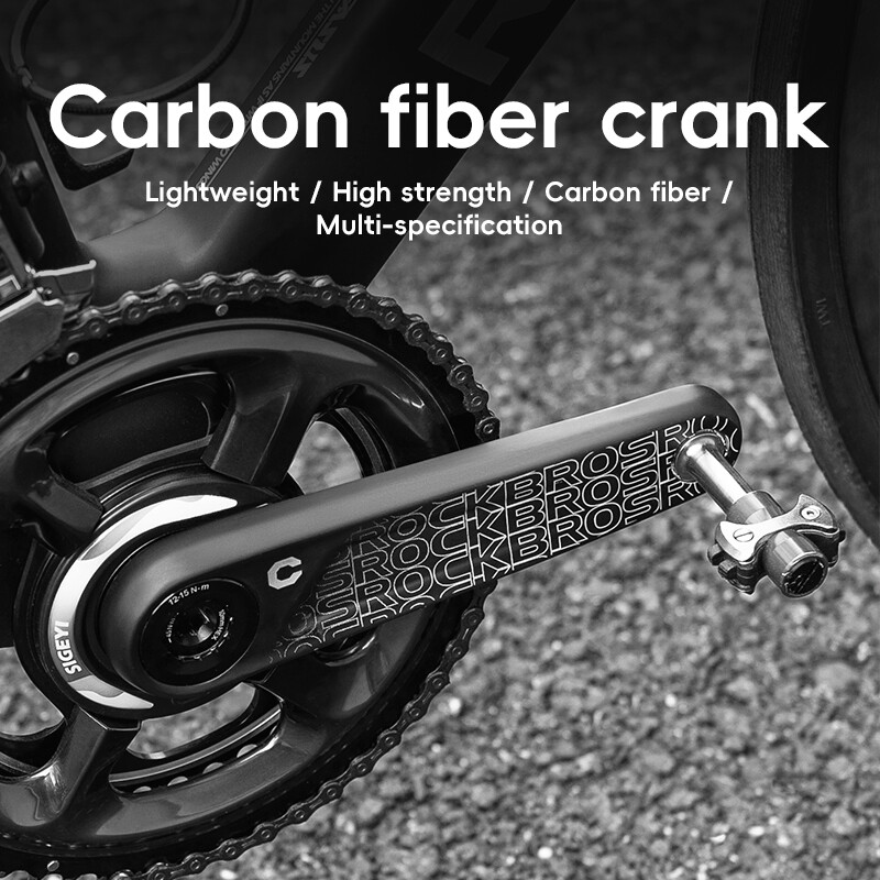 ROCKBROS Road Bike Carbon Fiber Crank Arm 110BCD Lightweight Crankset