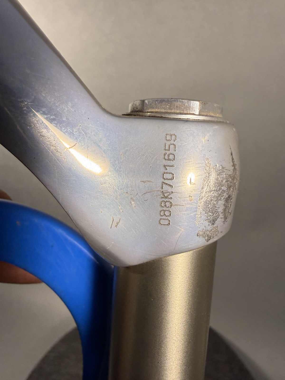 Rock Shox SID Fork XC C3 1 1/8 63mm Rim Brake 26 OG BLUE. Vintage First Gen.