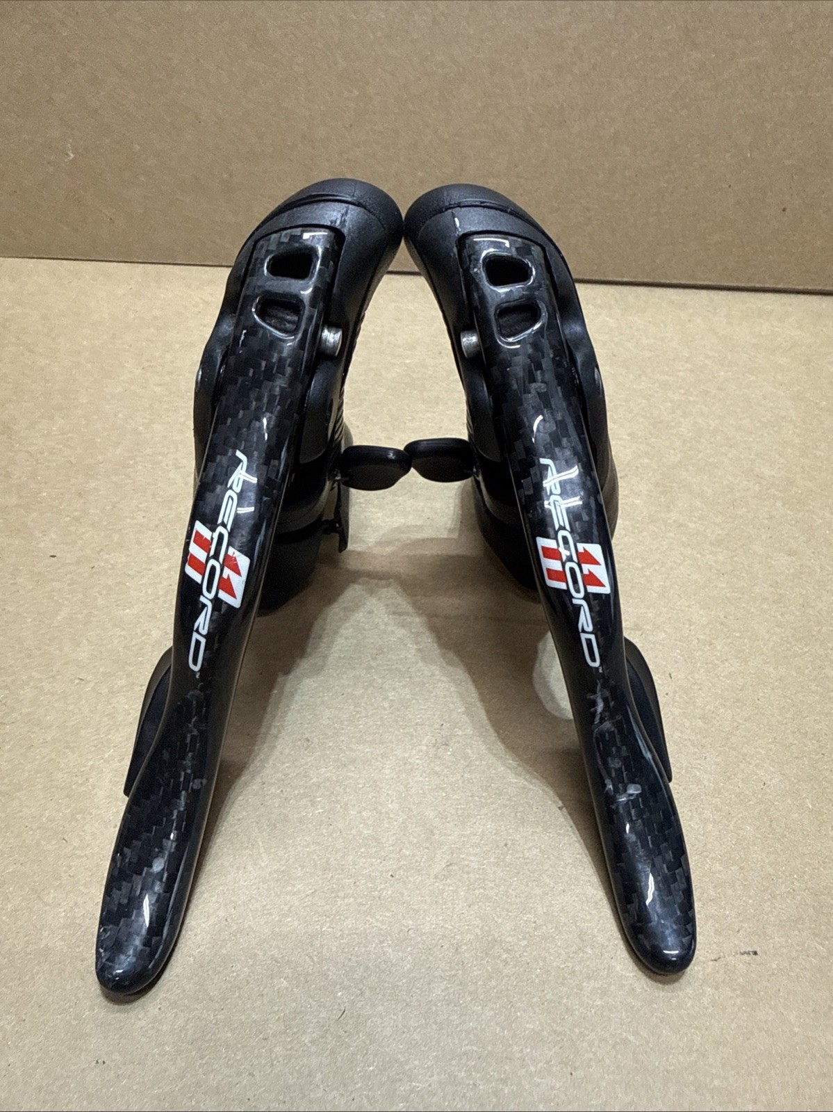 Campagnolo Record Carbon Fiber 11 Speed Ergopower Levers Shifters brd54