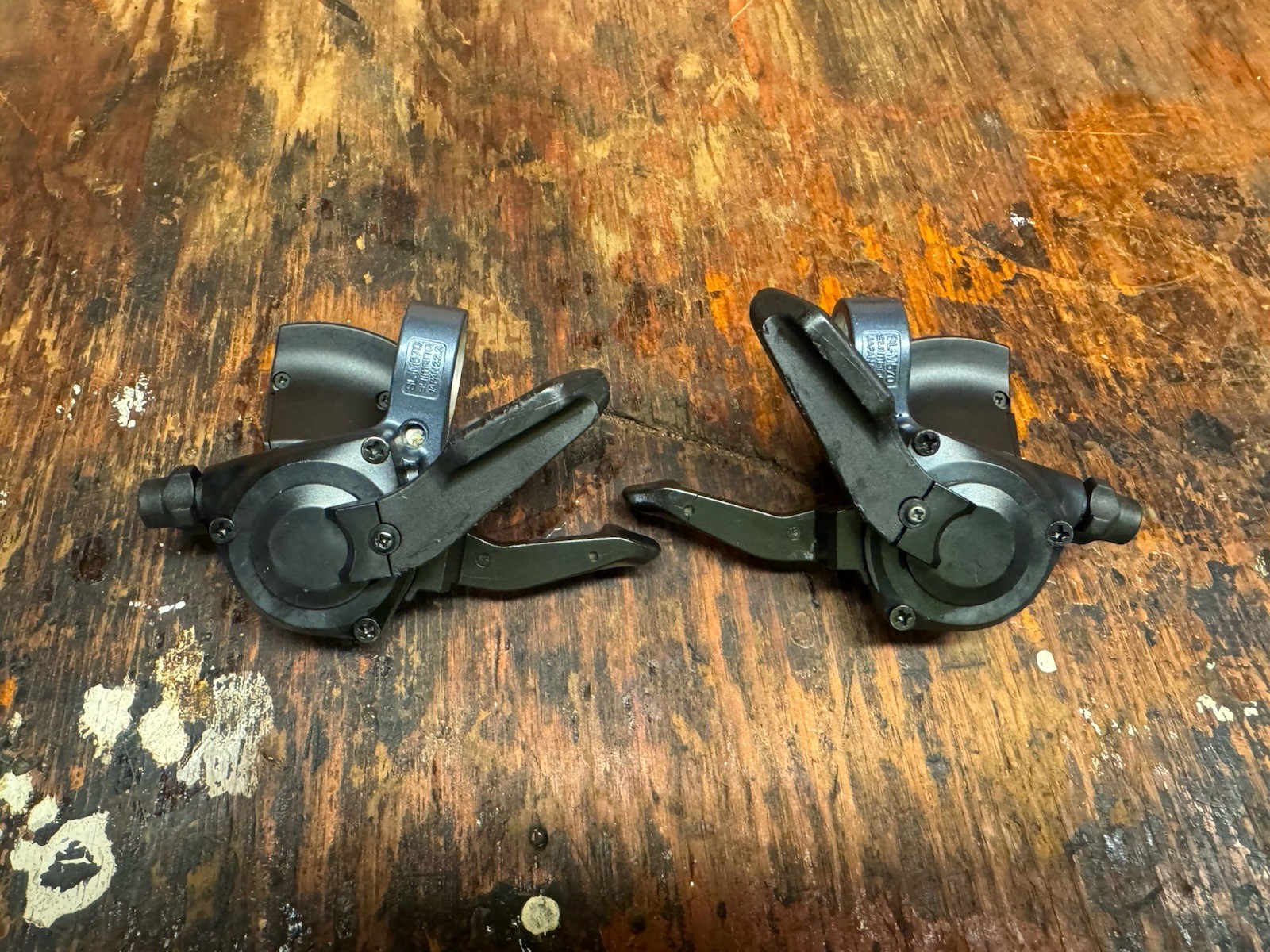 Shimano Deore LX SL-M570 Front & Rear 3×9 Speed Trigger Shifters W Indicators