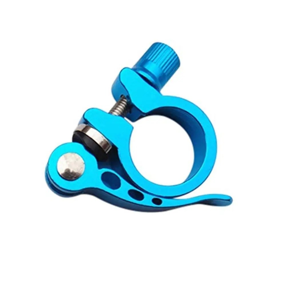 1PC Aluminum Bike Seatpost Clamp Quick Release MTB Road Seat Tube Clip