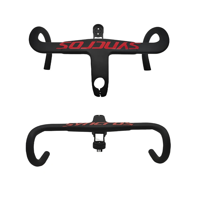 390-430mm Width Road Bike Carbon Integrated Handlebar 28.6mm 31.8mm Frame Fork