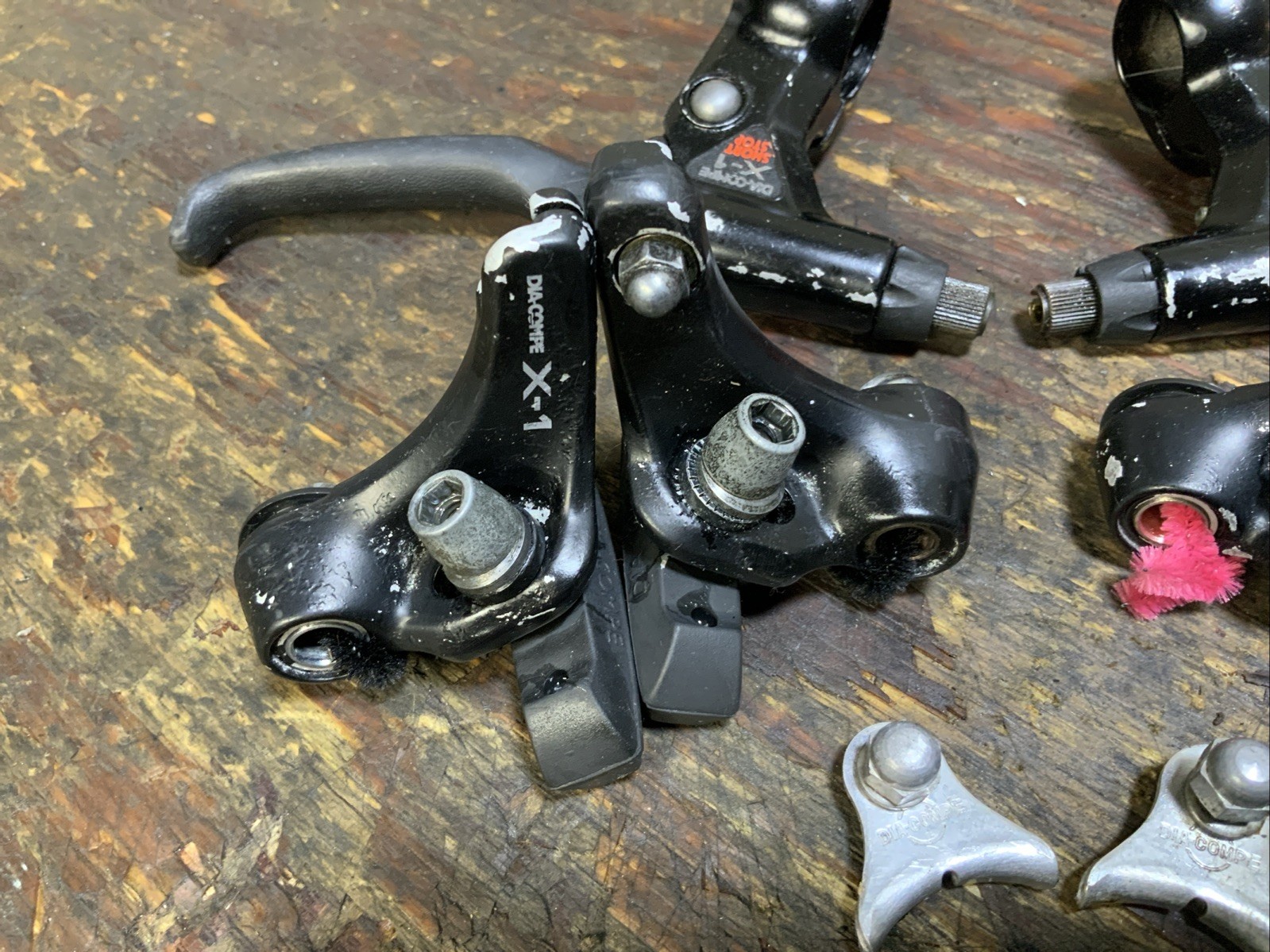 Dia Compe X-1 Cantilever Brake Set-1989 Retro MTB Japan Levers Included!