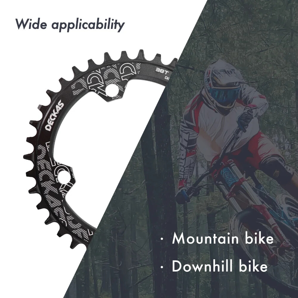 Deckas Bike Chainring Round 104BCD MTB Road Mountain Bicycle Circle 30t to 52t