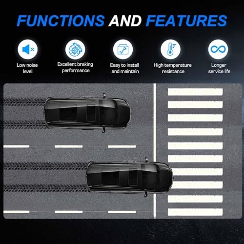 Front Rear Ceramic Disc Brake Pads Set for Hyundai Sonata, for Kia Optima
