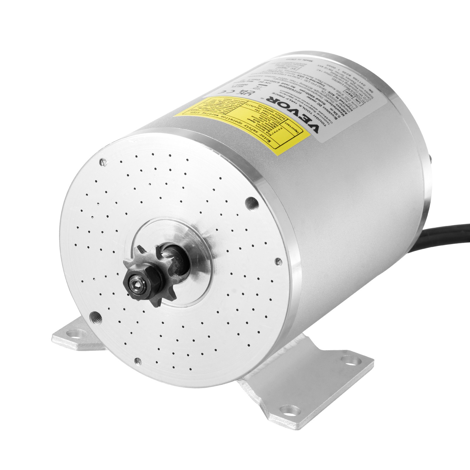 VEVOR 3000W Electric Brushless DC Motor Kit 72V 4900rpm Motor with Controller