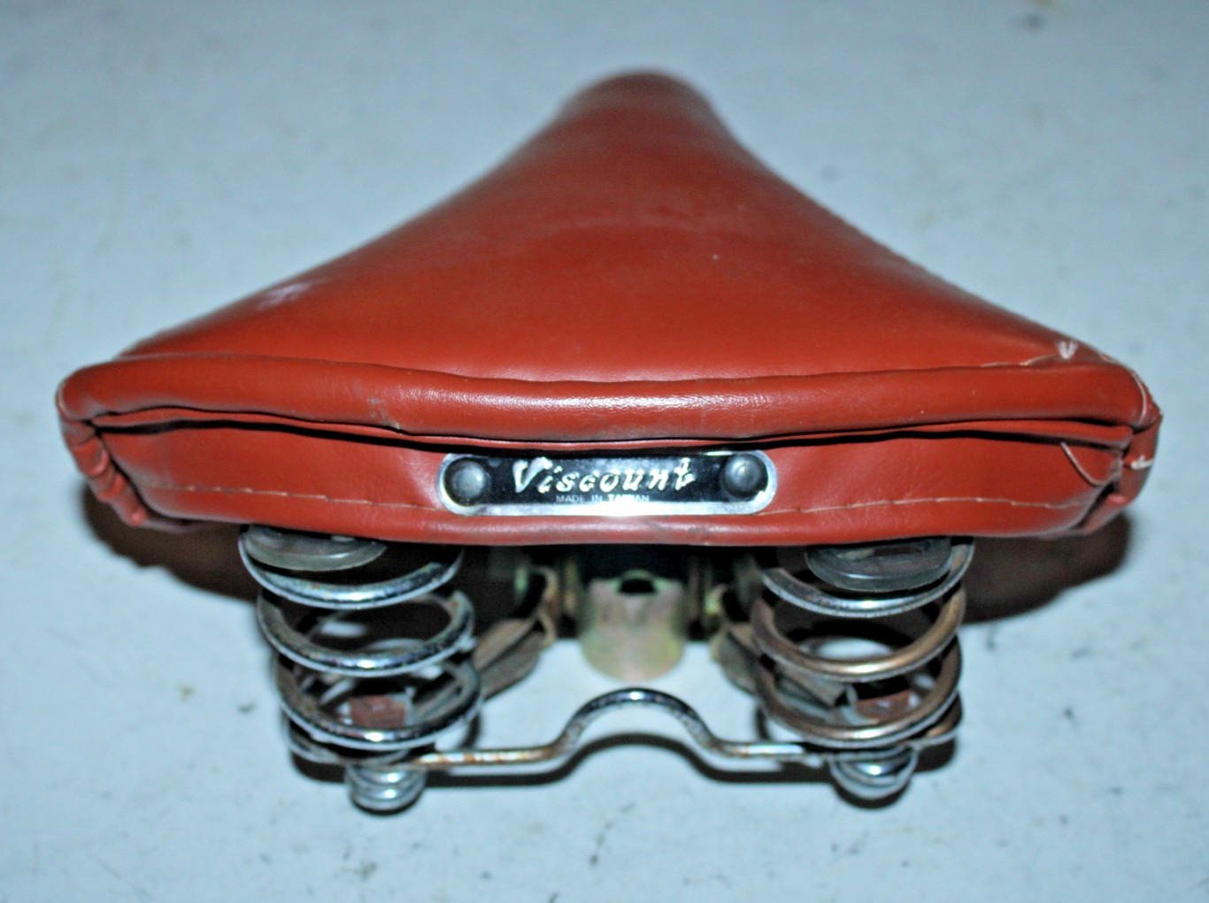 Viscount Comfort Hybrid Bike Saddle 250/200mm Brown Cruiser Commuter Cafe Java ~