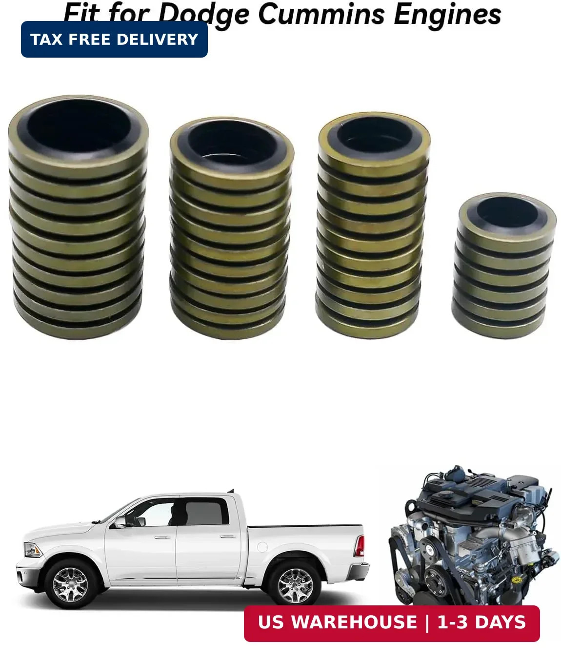 Fuel Sealing Washers Fit for Banjo Bolt 8mm 10mm 12mm 14mm Compatible with Dodge