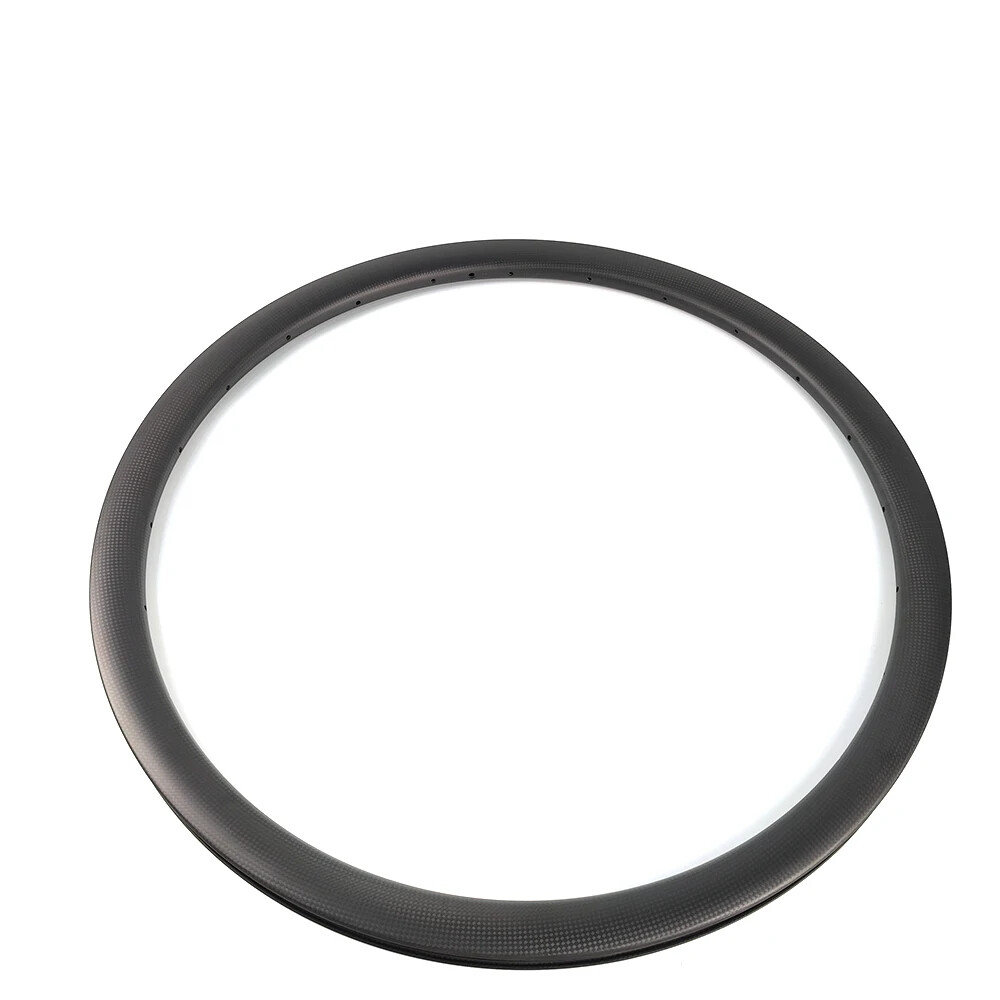 1 Pcs 700C Road Bike Carbon Rim 28mm Width Tubular 30/35/40/45/50/55/60mm Depth