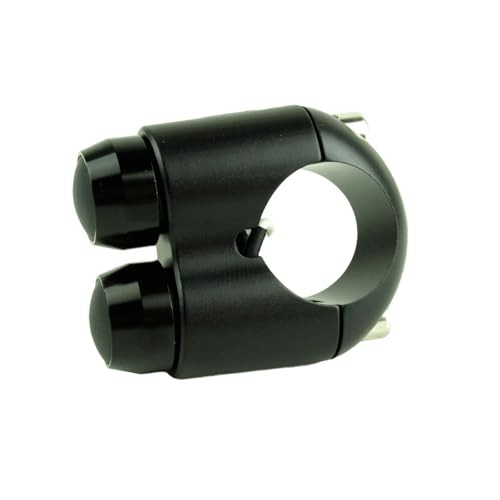 2 Buttons Aluminum Motorcycle Handlebar Switch Fit 7/8 inch Handlebar Black