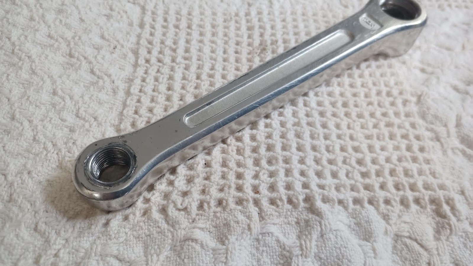 Sugino Maxy crank arm orphan 171mm silver alloy.