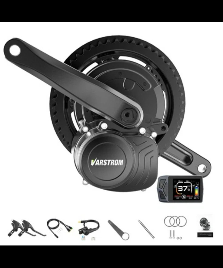 48V500W68MM-73MM Mid Motor TSDZ2B Torque Sensor Varstrom Ebike Conversion Kits