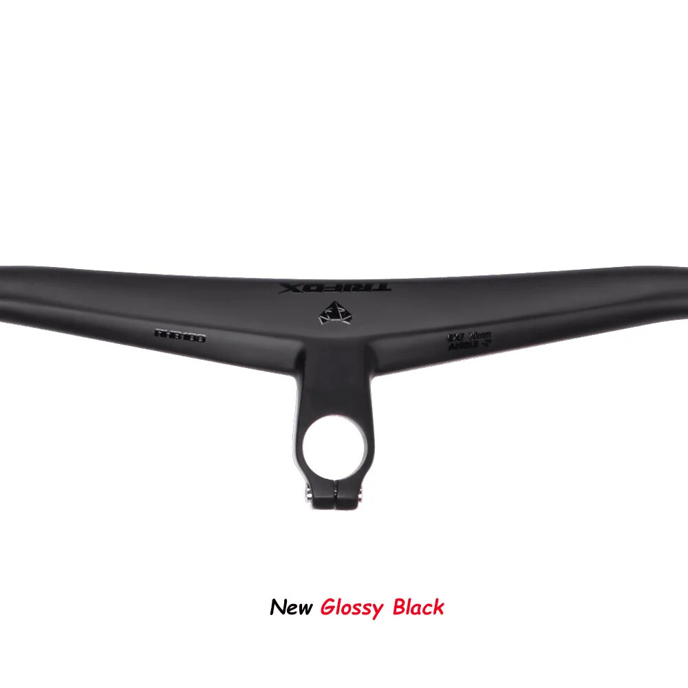 Carbon MTB Bicycle Handlebar 2 Degree One-Shaped Integrated Handlebar with Stem