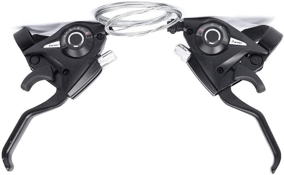 V-Brake ST-EF51 Set 3×7 Speed Shifter Brake Lever Combo MTB Bicycle Bike 21