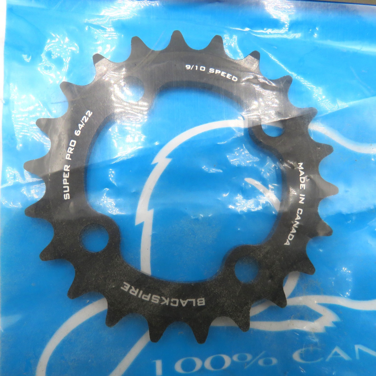 Blackspire Super Pro Chainring 64mm / 22t 9/10 Speed 4 bolt