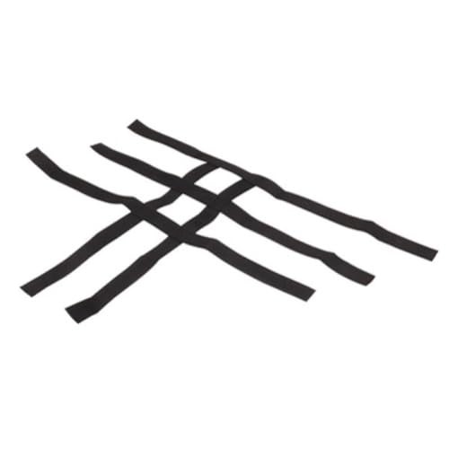 Black Foot Peg Nerf Bars with Heel Guards – Replacement Webbing – Replacement