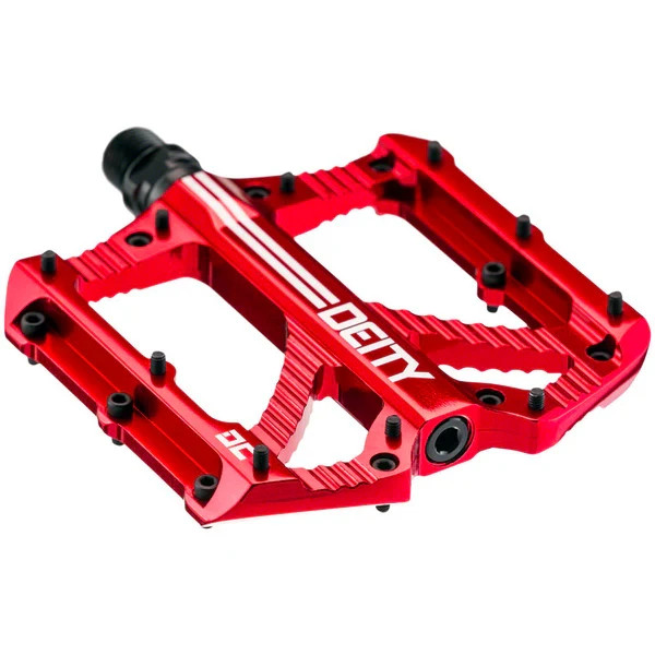 NEW Deity Components Bladerunner Pedals, flat/platform, red