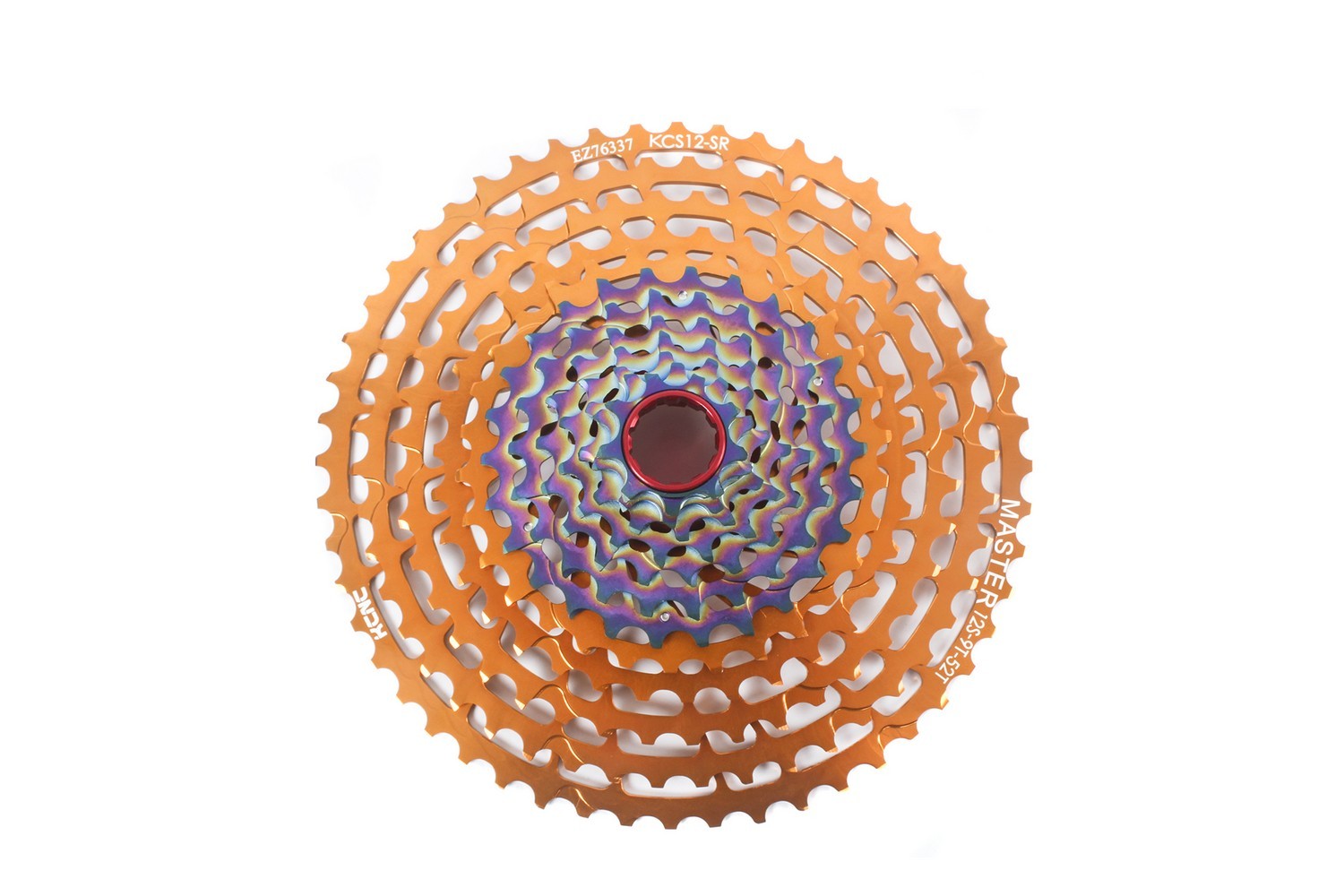 KCNC MTB Cassette 12 Speed 9-52T Gold 577% Range Bicycle for SRAM Eagle XD Body