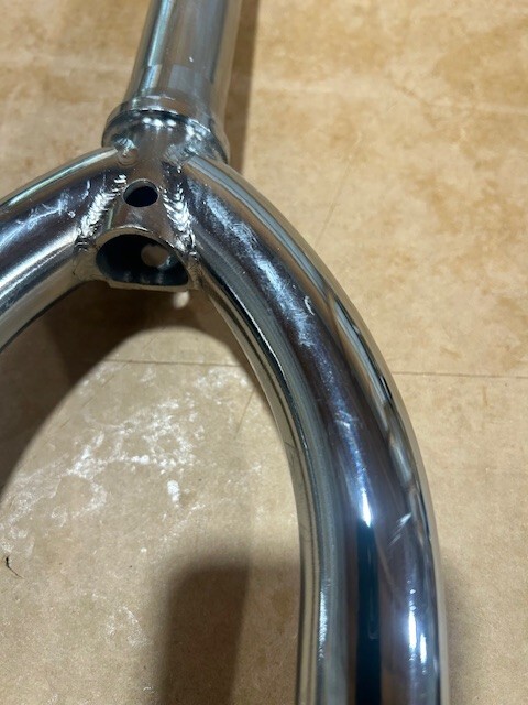FREE SHIPPING – TNT BICYCLES 20″ BMX FORK – CHROME PLATED (DISCOUNTED – B-STOCK)