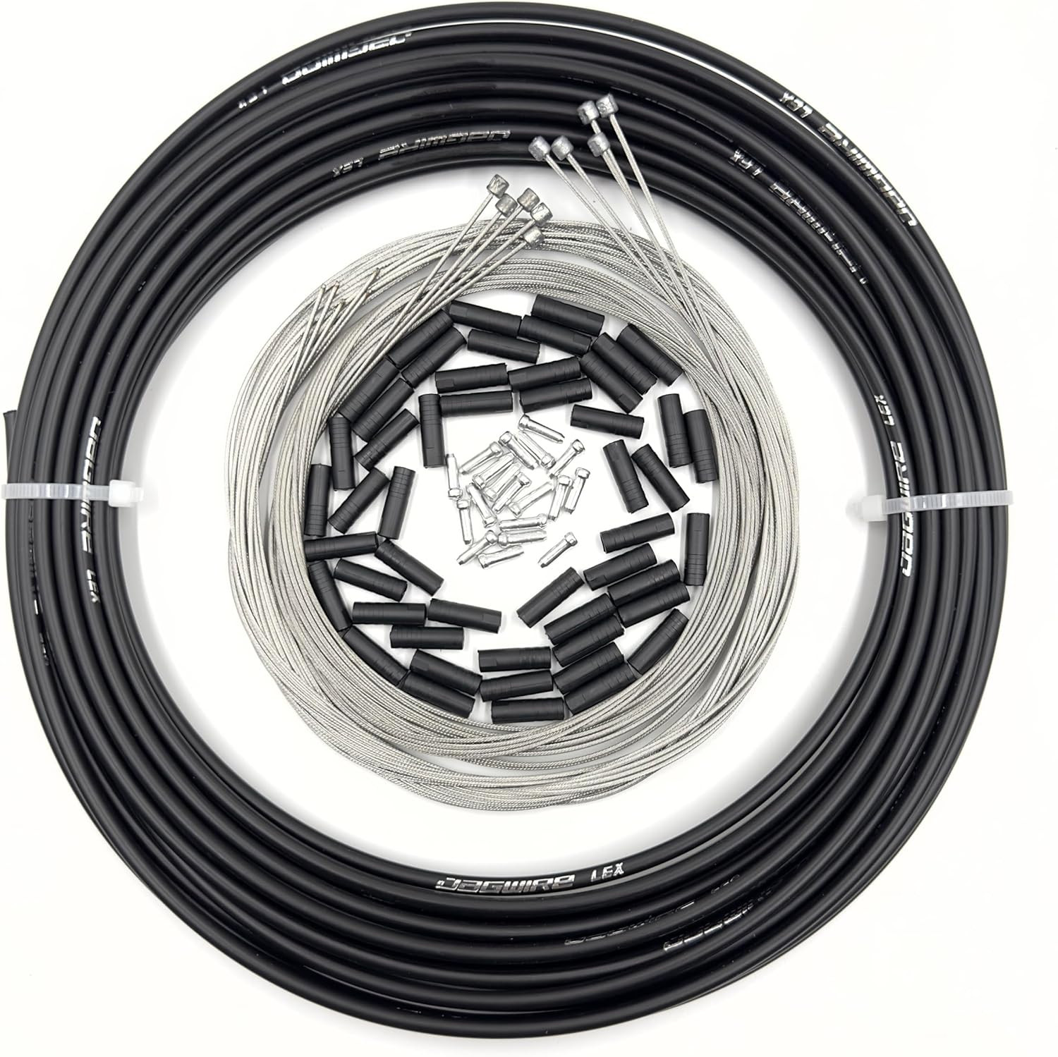 Lined Bicycle Bike Derailleur/Shift Cable Housing, 4Mm X 50Ft, Including 50 PCS