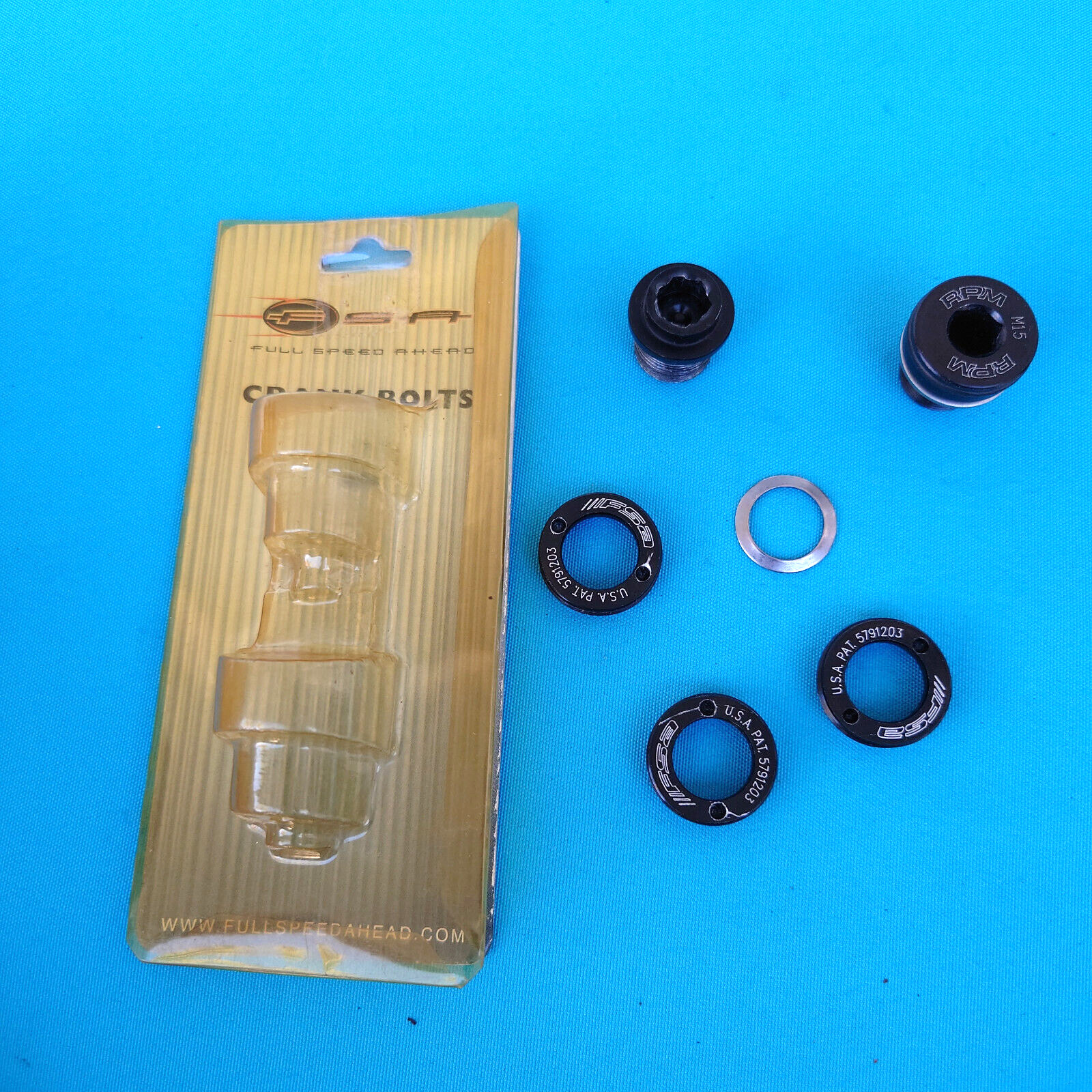 Full Speed Ahead FSA QR-2A & RPM Self-Extracting Crank Alloy Bolt M15 for Parts