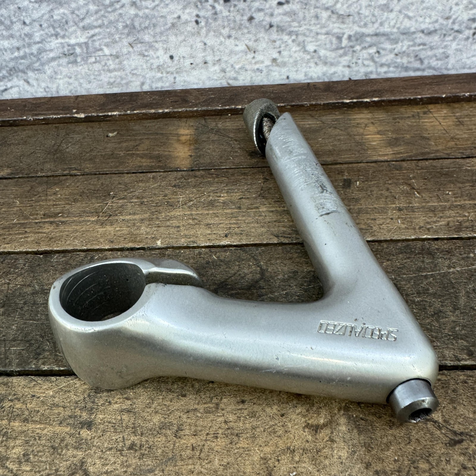 Vintage Specialized Quill Stem Silver 25.4 Clamp 22.2 90mm Alloy Road MTB