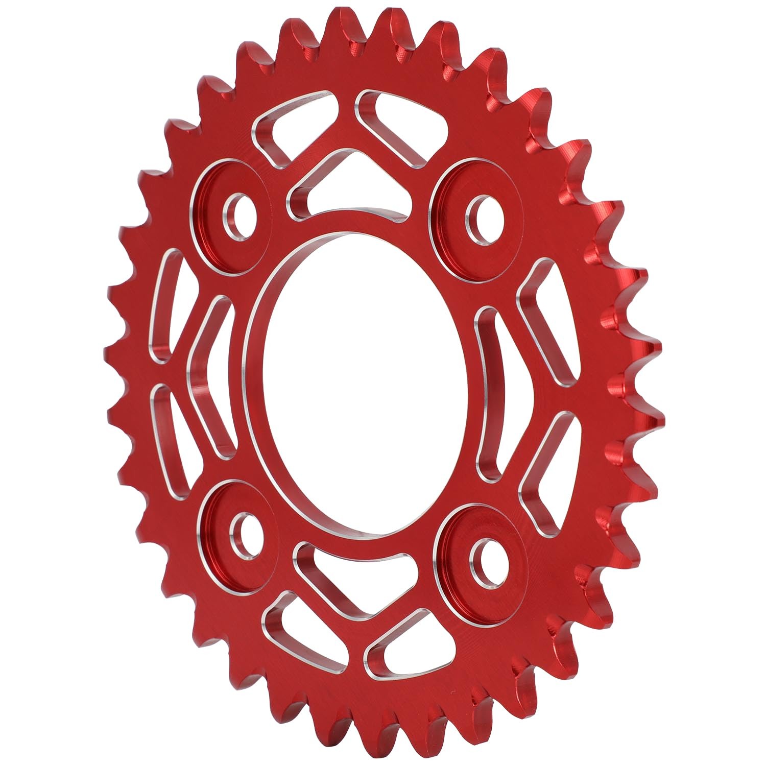 Iuvwisn Motorcycle 34 Tooth Sprocket Rear Chain Sprockets 420 / 34T Cnc For